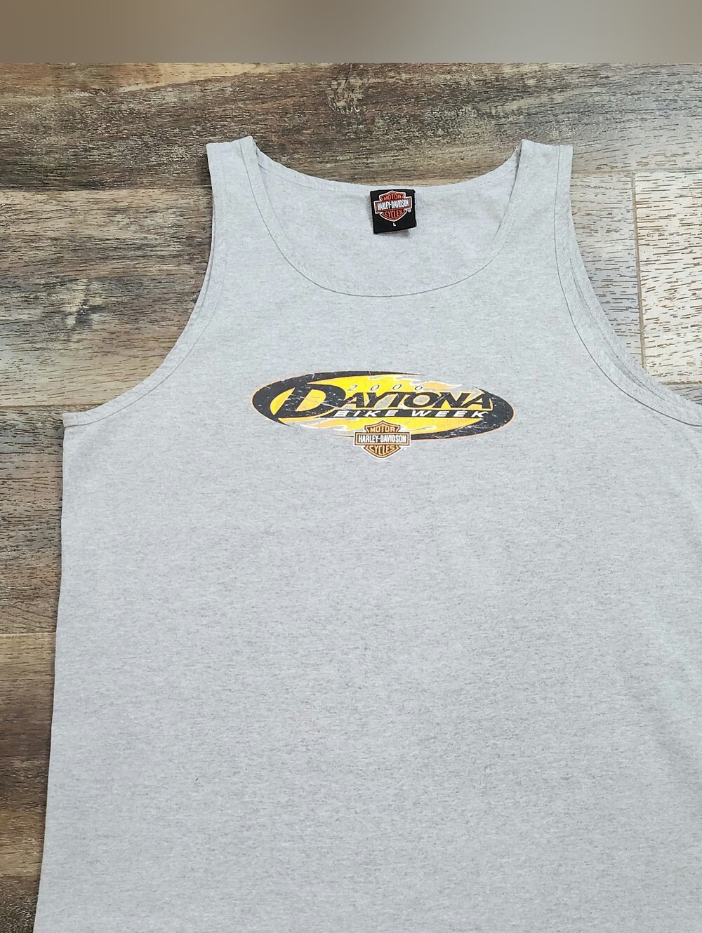 Vintage Y2K 2006 Harley Daytona Bike Week Tank Top Large